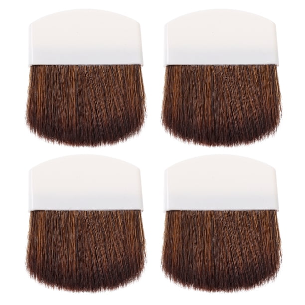 4 brochas de maquillaje en polvo para mujer, brochas de rubor, brochas de maquillaje facial, brochas cosméticas pequeñas.