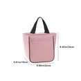 thumbnail image 3 of Fiudx Liquidación De Ofertas Flash Bolsa De Almuerzo Para Jugar Con Bolsa De Hielo Fresca Y Fría, Bolsa Aislante Portátil De Mano Para El Trabajo, 3 of 7