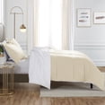 thumbnail image 4 of Nestl Reversible Comforter Set, Twin/Twin XL Comforter Set, White/Cream, 4 of 6
