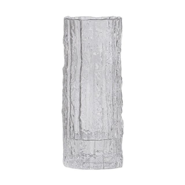 Ohufall Glacier Pattern Glass Vase Fashion Decorative Vase Home Courtyard Living Room Decor Flower Arrangement