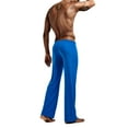 thumbnail image 4 of TheFound Men Summer Sports Pants Solid Color Ice Silk Drawstring Waist Casual Pants, 4 of 4