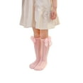 thumbnail image 4 of Biekopu Toddlers Knee-high Stockings Baby Girl Socks Bow Cotton Mesh Breathable Socks Summer Bow Hollow Spanish Style Long Socks, 4 of 9