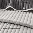 thumbnail image 3 of Mainstays Cotton-Rich T-Shirt Soft Jersey Quilt, Queen/Full, Reversible,Gray, 3 of 8