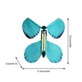 thumbnail image 5 of 6 Pieces Magic Flying Butterflies  Funny Wind Up Butterfly  Colorful Butterfly Toy  Flying Butterfly Party Supplies  Unique Gift for Kids  Suitable for   Greeting Card  Random Color high, 5 of 5