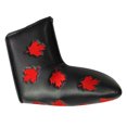 thumbnail image 3 of Waterproof Golf Putter Head Cover PU Leather Putter Covers - Black, 3 of 7
