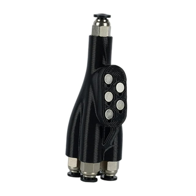 Adaptador de PTFE 1 Conector de tubo Ams Fácil de instalar Conector de tubo de alimentación Ams Accesorios de impresora 3D Fuerte y engrosado