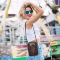 thumbnail image 2 of S-ZONE Small Crossbody Bags for Women Trendy RFID Blocking Cell Phone Purse Vegan Leather Shoulder Bag with Card Slots, 2 of 7