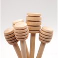 thumbnail image 5 of Reusable Gourmet Honey Dispenser, Smooth Surface Grooves Design Natural Wooden Material, Mini Wooden Honeycomb Stick For Drizzle Honey At Special Events (3 Inch), 5 of 5