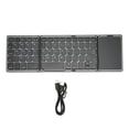 thumbnail image 2 of Keyboard, Foldable Wireless Keyboard with Touchpad, 64 Keys Stable Connection for Tablet PC Mobile Phone Laptop Notebook, 2 of 7