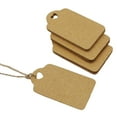 thumbnail image 3 of 500 PCS Heart Punched Rectangular Hang Tags Wedding Favor Kraft Paper Gift Tags with Free Natural Jute Twine, 3 of 4