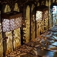 thumbnail image 5 of Solar Lights Outdoor Led Wall Lamp 2 Pack Waterproof Garden Decor for Patio Yard Fence, 5 of 8