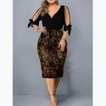 thumbnail image 1 of Diseño de lentejuelas personalizado de cuello en V europeo y americano Vestidos para mujeres de gran tamaño esquí esquí Gafas de esquí, 1 of 5
