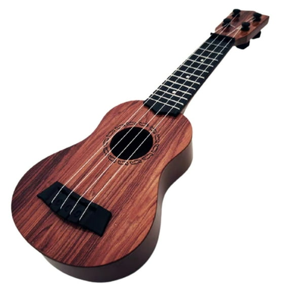 Classical Ukulele Guitar Musical Instrument Easy To Carry Musical Instrument Enlightenment 38CM Mahogany Color