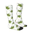 thumbnail image 3 of Fotbe Cute Turtle print Women's Men's Novelty Crew Socks Cotton Socks Knee High Socks for Walking,Running,Nurses,Pregnancy, 3 of 9