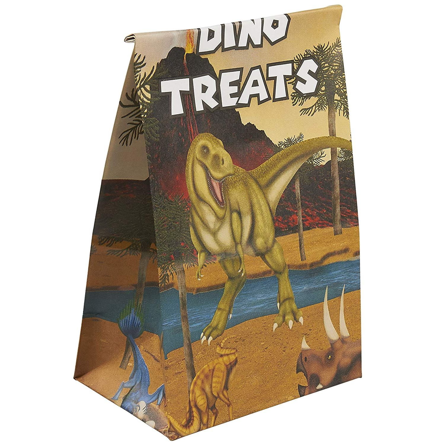 36Pack Party Gift Bags “Dino Treat” Bags Dinosaur Themed Party