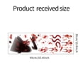 thumbnail image 2 of Halloween Window Clings Bloody Handprint Halloween Window Decorations Stickers For Horror Bathroom Zombie Party, 2 of 7
