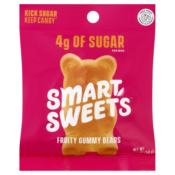 Smart Sweets Fruity Gummy Bears Candy, 1.8 oz