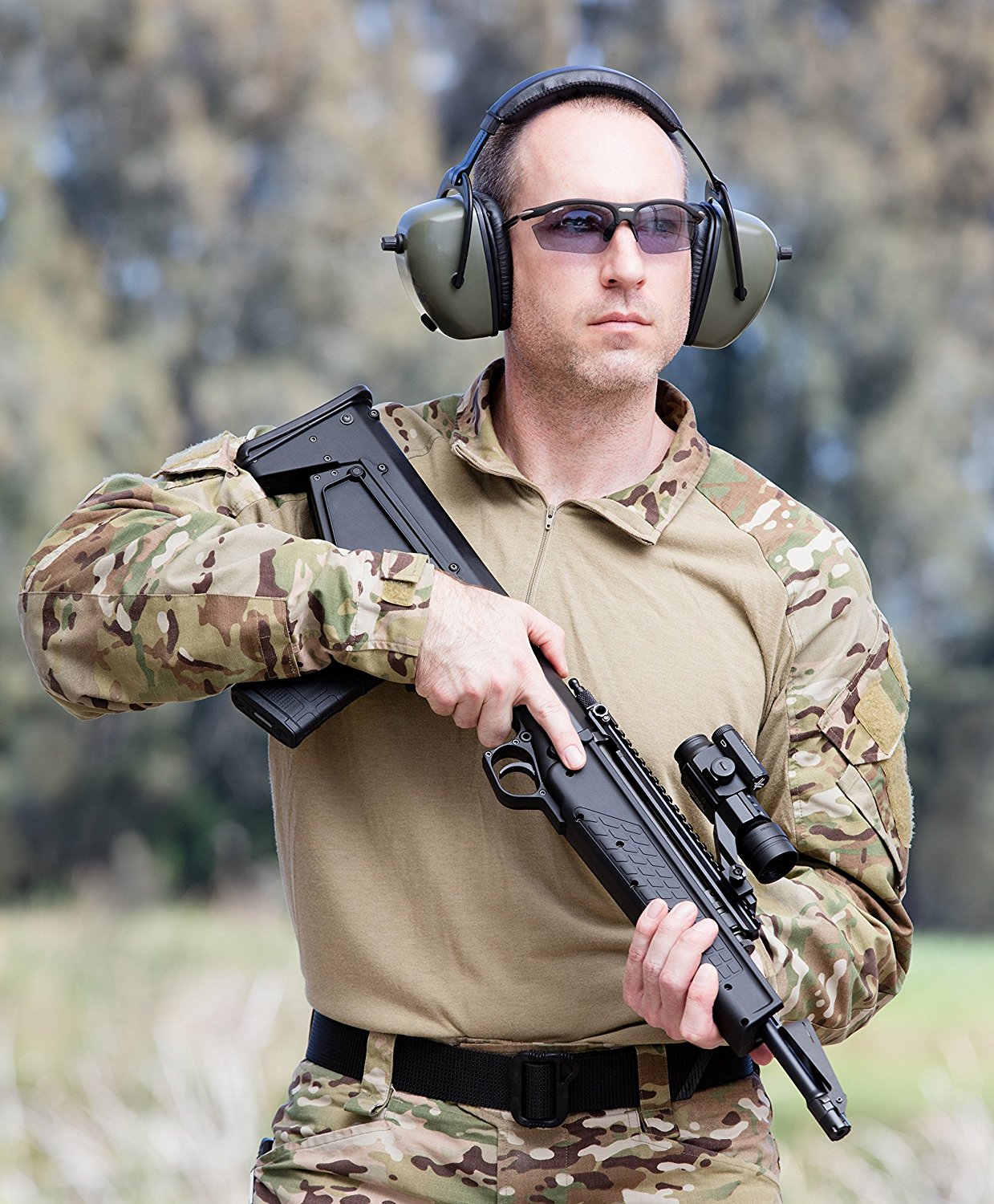 Pro Ears Pro Tac Mag Gold, NRR 30 Hearing Protection Earmuffs w/Lithium Batterie - image 2 of 2