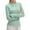 Green, variant on Summer Tops for Women Long Sleeve High Elasticity Fitted Yoga Running Suit For Fitness And Yoga Thermal V Neck Tops Women Long Sleeve Dress Blouse Undershirt Short Womens Camisole Green S