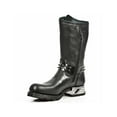 thumbnail image 4 of New Rock Mens Boots MR030-S1 Black Western 100% Leather Gothic Platform Shoes 42, 4 of 6