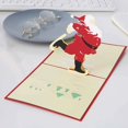thumbnail image 2 of 1/2/5 uds 3D de Navidad de Santa Claus Pop tarjetas invitaciones a fiesta de boda tarjetas de felicitación niños tarjeta de regalo de tarjeta de agradecimiento tarjetas postales, 2 of 4