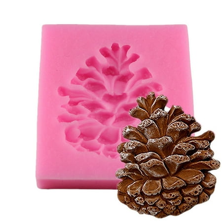 

Christmas Pine Cones Shape Silicone Mold for Cake Decoration Fondant Candy Chocolate Biscuits Mould DIY Cake Decoration Baking Tools