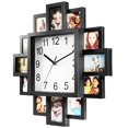thumbnail image 5 of Moclever 12-Picture Photo Frame Clock, Picture Frame Wall Hanging for Home, Office, Living Room Decor, 5 of 10