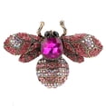 thumbnail image 2 of Bijou Broche, Bijou Broche Femme Rétro Décoratif Beau Attrayant pour Mariages Vert, Bleu, Rose Rouge, Café, 2 of 7