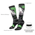 thumbnail image 3 of Daiia Sports Socks Rock Guitar Guinea Pig Printed Novelty Crew Socks for Men Women Knee High Socks Cotton Socks Soft & Breathable Support Unisex Socks, 3 of 9