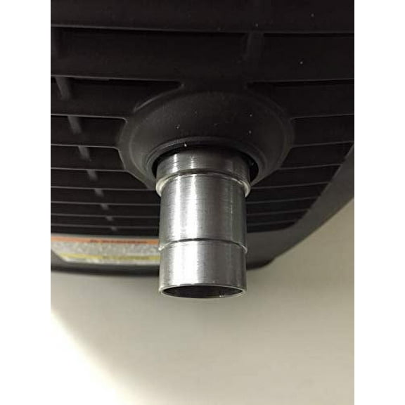 GenExhaust for Champion 2000 Watt Inverter Generator 1" silicone tubing exhaust extension 4 foot length.