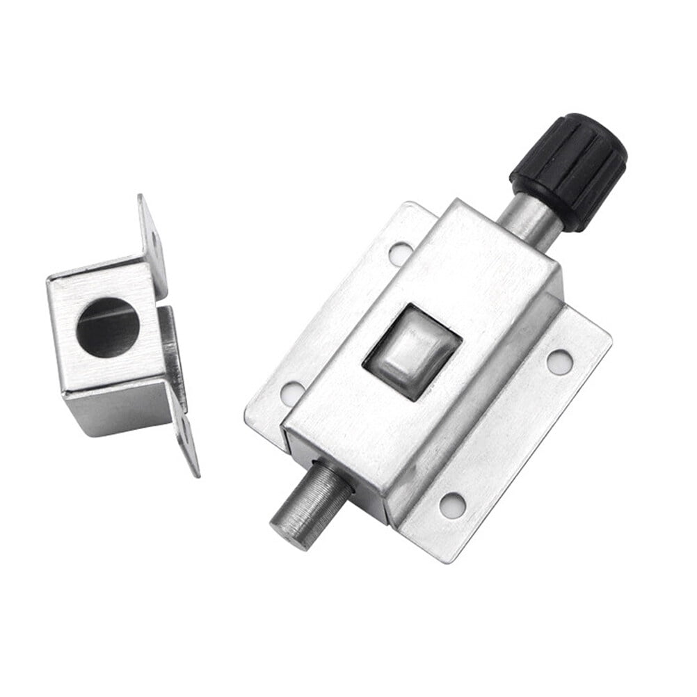 1 Set of Stainless Steel Door Latch Automatic Gate Latches Bar Latch