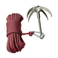 thumbnail image 4 of Gancho de agarre con Cuerda Perfecl Garra de tigre volador de acero inoxidable 4 Rojo, 4 of 8