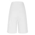 thumbnail image 5 of Women's High Waisted Yoga Shorts with Pockets 2026 Summer Casual Knee Length Comfy Breathable Workout Running Athletic Beach Shorts, 5 of 6