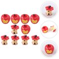 thumbnail image 2 of MasteelfCA 10 Pcs Mini Pommes en Résine Pommes Miniatures Modèle Bricolage Artisanat Fabrication Accessoires, 2 of 8