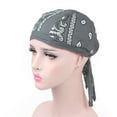 thumbnail image 3 of MEICHEN Bandanas for Women Cotton Cap Sweat Wicking Beanie Cap Bandanna Biker Head Wrap Quick Drying Hat Biker Bandana All Seasons Fashion Must Have, 3 of 3