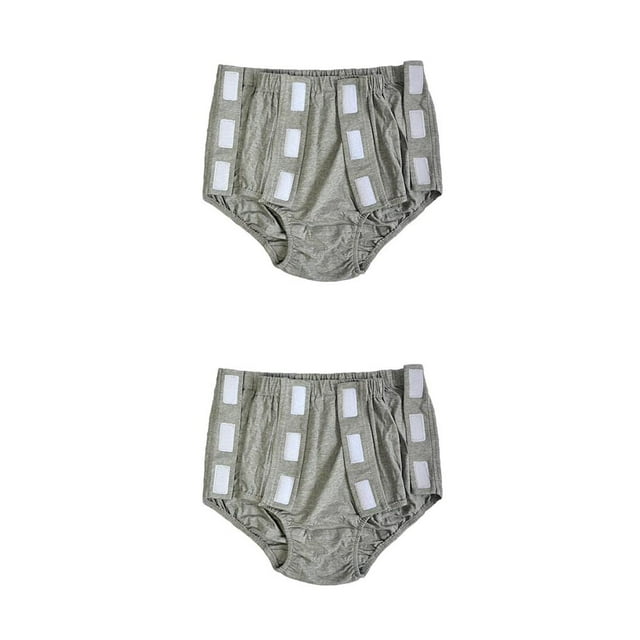 Baohd Culotte d'Incontinence Réutilisable pour Femmes Discrète et Hygiénique Gris G 2Ensemble