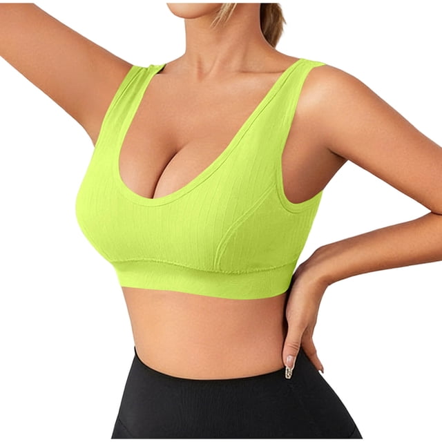 Diufon Sport Bras for Women Soft Comfortable Stretch Supportive Bra Wireless Full Coverage Yoga Bralettes
