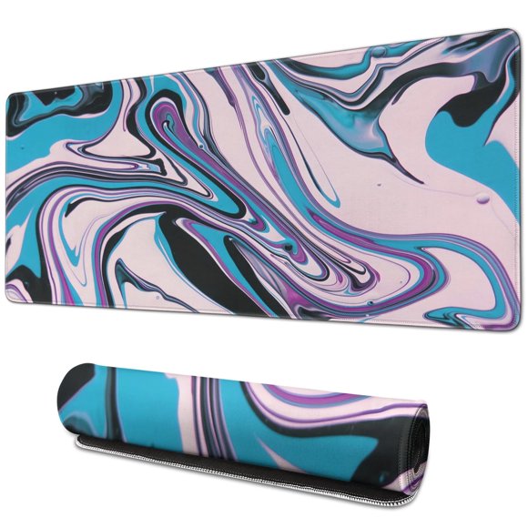 Elevate Your Gaming Setup: Large Extended Gaming Mouse Pad - Non-Slip Rubber Base Desk Mat, Ideal for Home Office, 31.5 X 11.8.