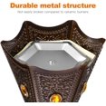 thumbnail image 4 of Generic Bakhoor Incense Burner Electric Middle Eastern Style Metal Incense Burner US Plug for Home Yoga Decor (Copper), 4 of 8