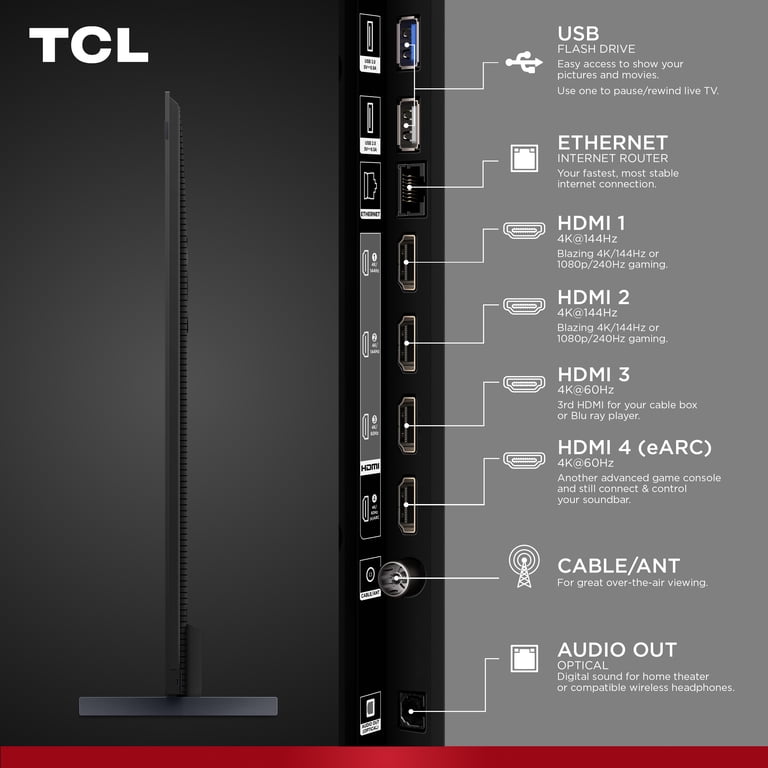 TCL 98” Class Q6 QLED 4K UHD HDR Smart Google TV (NEW 2024