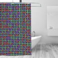 thumbnail image 3 of Abstract Water Pipe Pattern Shower Curtain, Colorful Waterproof Bath Curtains for Bathroom Decorations, 72 x 72 inches, 3 of 7