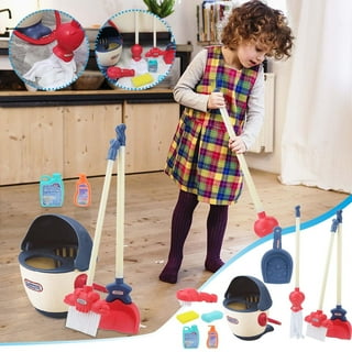 Playkidiz Kids Cleaning Set for Toddlers, Toy Broom & Mop Cleaning  Accessory Set, Pretend Play Toys for Boys & Girls Ages 3+ - Toys 4 U