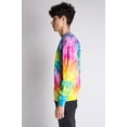 thumbnail image 3 of Rainbow Burst Tie Dye Sweatshirt - Unisex Colorful Crewneck Pullover, 3 of 4