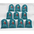 thumbnail image 5 of Darling Souvenir Blue Merry Christmas Custom Party Supplies Gift Pouches Favor&nbsp;Candy Bags&nbsp;15 Pieces, 5 of 5