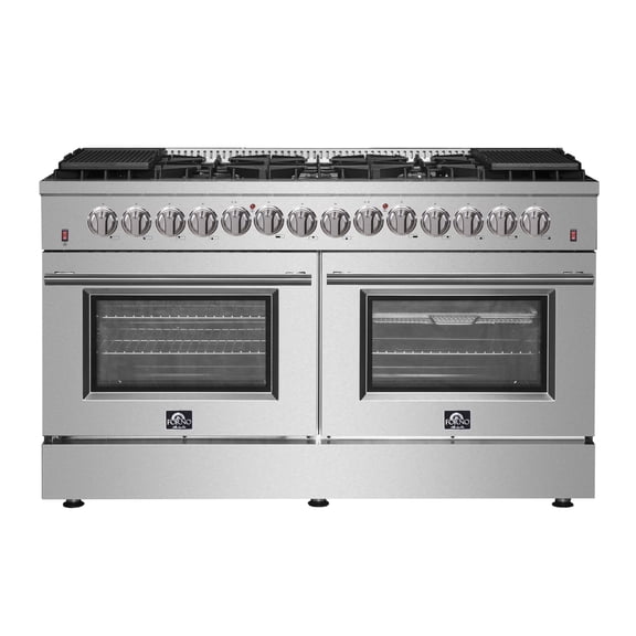 Galiano - Gold Professional 60" Freestanding Dual Fuel Range