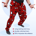 thumbnail image 2 of Marvel Spider-Man Mens Plush Fleece Lounge Pajama Pants SM025MPT, 2 of 6