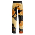 thumbnail image 5 of Satingcolo Halloween Pajamas Women Stretch Lounge Pants Comfy Pjs Sleep Bottoms Soft Pajama Pants Cute Trousers Loose Palazzo, 5 of 5