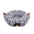 thumbnail image 1 of redondo Tubo Almacenamiento Dormir Suministros para mascotas Juguetes para mascotas con bola Interactivo Divertido Interior Gato Cueva Cama para Yuyangstore Cama tipo túnel para gatos, 1 of 8