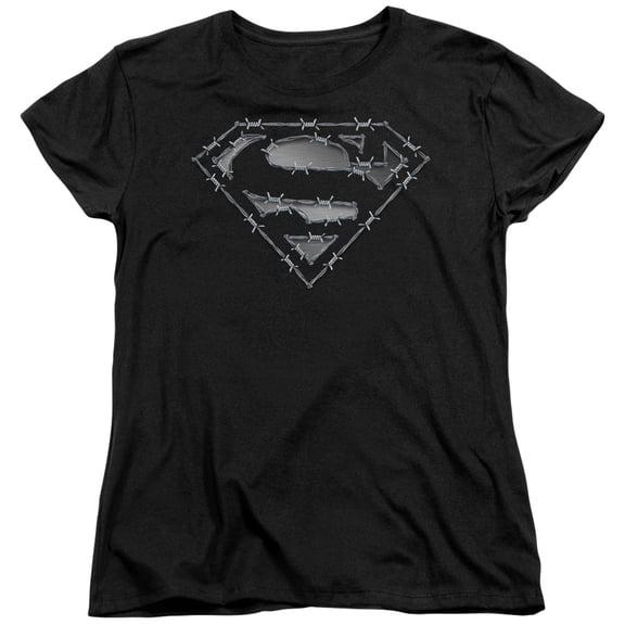Superman - Barbed Wire - Women's Short Sleeve Shirt - Medium