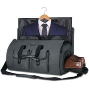 UNIQUEBELLA Carry-on Garment Bag Large Duffel Bag Suit Travel Bag Weekend Bag Flight Bag with Shoe Pouch for Men Women